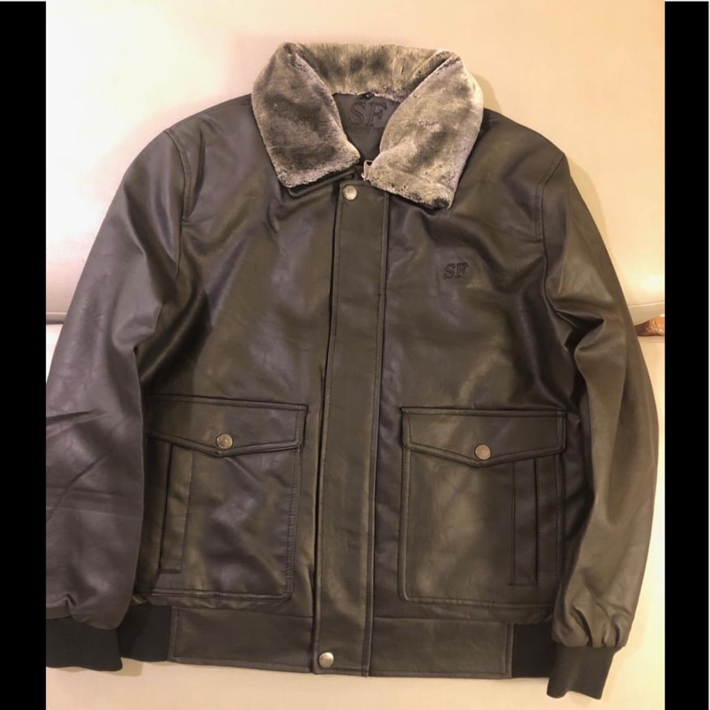 Leather jacket